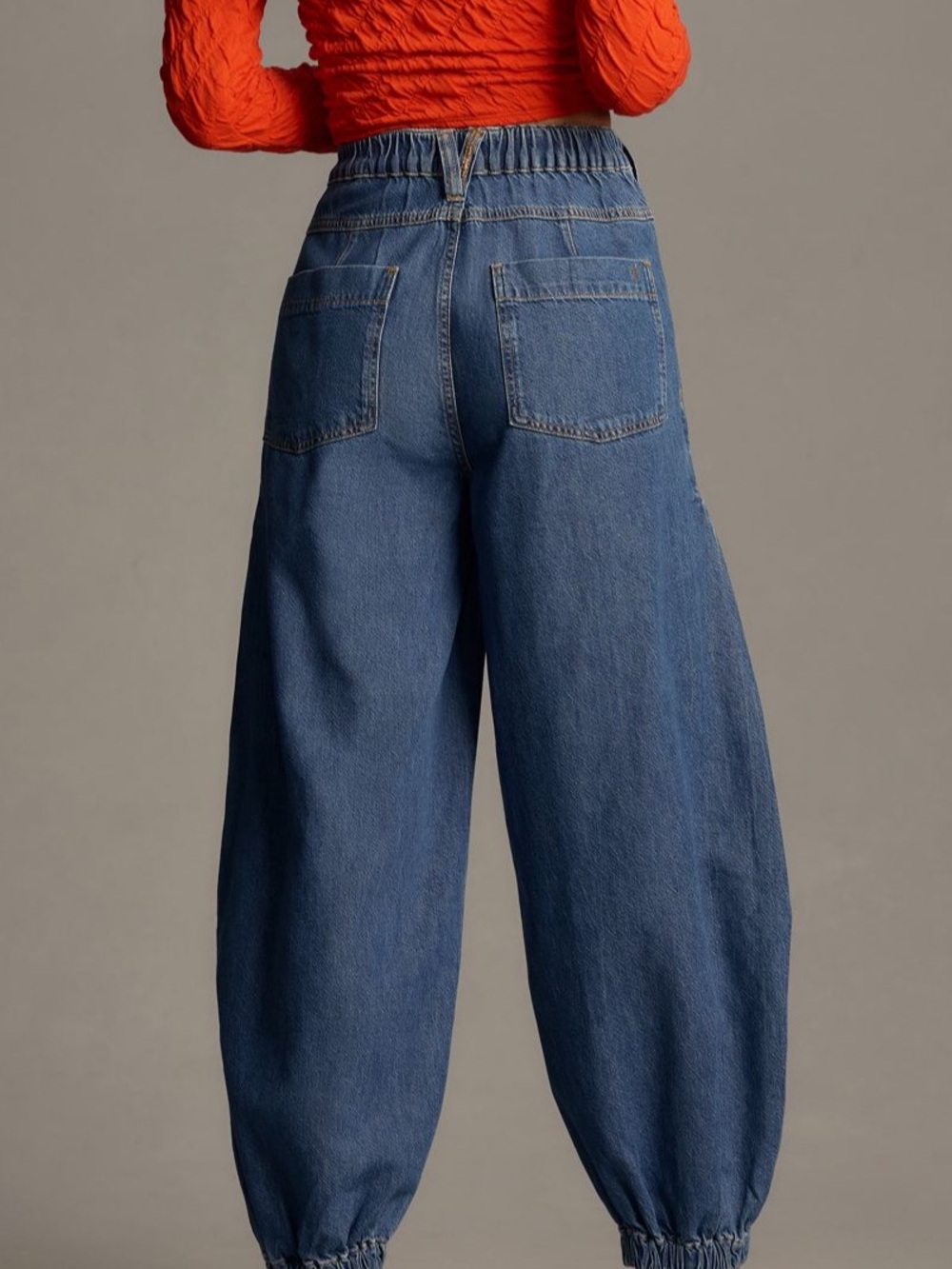 NEW Sz 26 Pilcro Anthropologie Wharfside High-Rise Jogger Jeans Denim Pants NWT - Picture 7 of 9